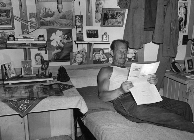 POW relaxes during free time